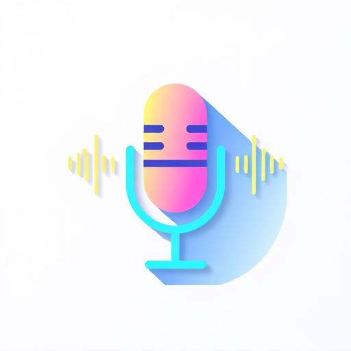 Stylized icon of a microphone with a waveform, representing voice control software